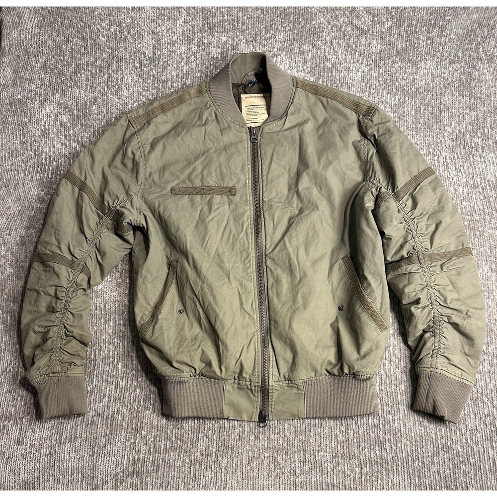 H&M M54 Military Bomber Jacket Men's Medium Army Green Cotton Field Coat